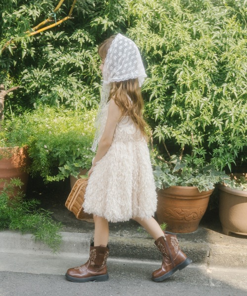 「URBAN CHERRY」 「KIDS」キャミソールワンピース 140cm ブラック キッズ_画像2
