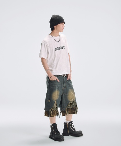 23213✨ブリーフィング 半袖 ボーダー ロゴ Tシャツ カットソー S tシャツ グラフィックプリント半袖スラブTシャツ ボーダー メンズ