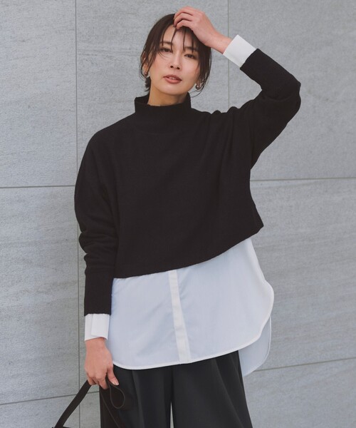 「UNFILO」 長袖カットソー - ホワイト レディース_画像5