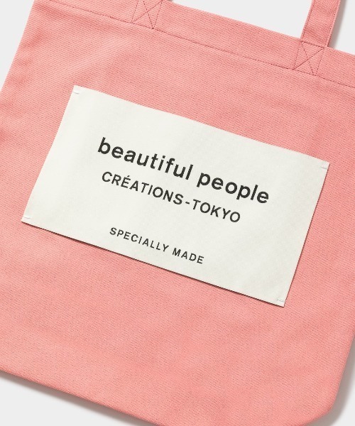 「beautiful people」 トートバッグ FREE ピンク レディース_画像3