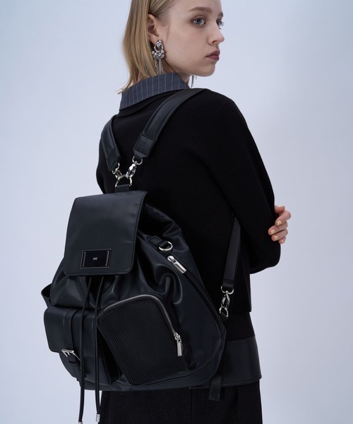 HARE（ハレ） デイバック リュック プレートデザインフラップリュック