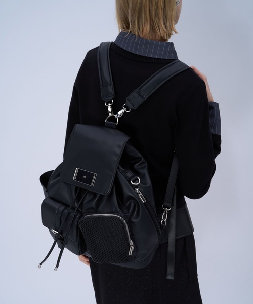 HARE（ハレ） デイバック リュック プレートデザインフラップリュック