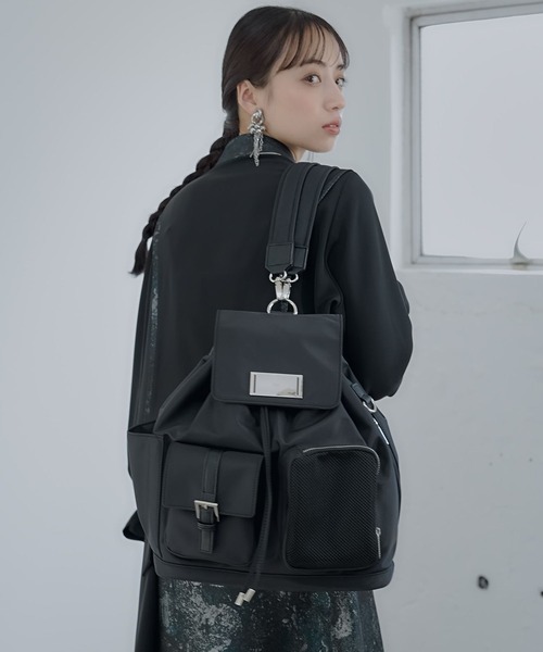 HARE（ハレ） デイバック リュック プレートデザインフラップリュック