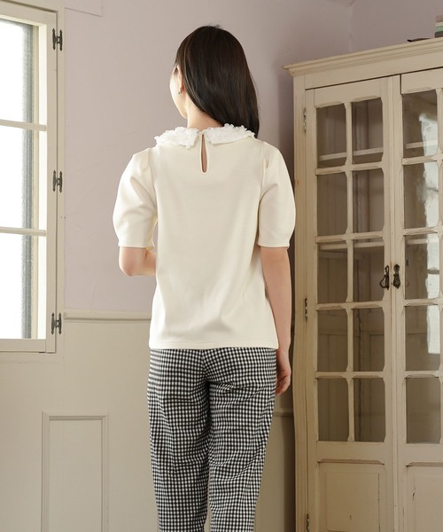 le reve vaniller（ル レーヴ ヴァニレ） tシャツ 半袖 2WAY フラワー