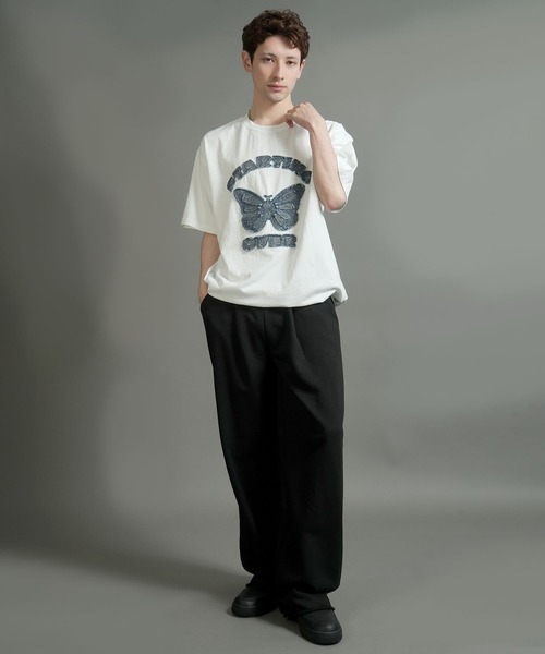 「Starting Over」 半袖Tシャツ M ホワイト系その他6 メンズ_画像3
