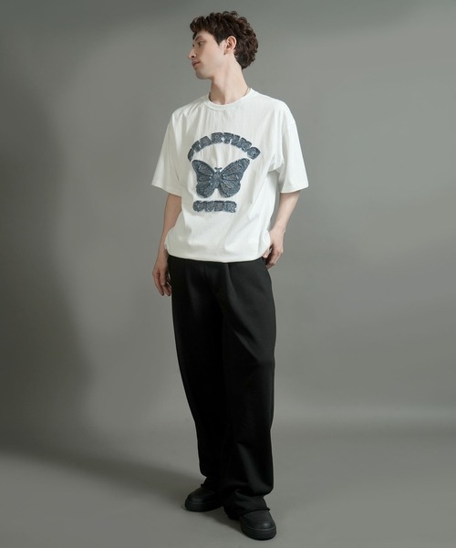 「Starting Over」 半袖Tシャツ M ホワイト系その他6 メンズ_画像7