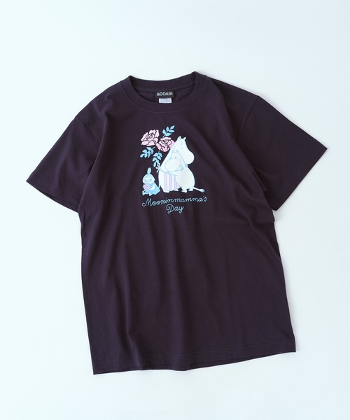 ムーミンママ　theory luxeブラック 半袖Tシャツ　新品未使用 MOOMIN（ムーミン） tシャツ 半袖 「 」 母の日 Tシャツ WNI