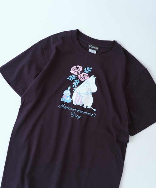 ムーミンママ　theory luxeブラック 半袖Tシャツ　新品未使用 MOOMIN（ムーミン） tシャツ 半袖 「 」 母の日 Tシャツ WNI