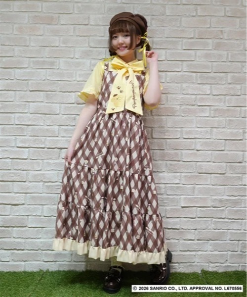 axes femme（アクシーズ ファム） ワンピース ポムポムプリン