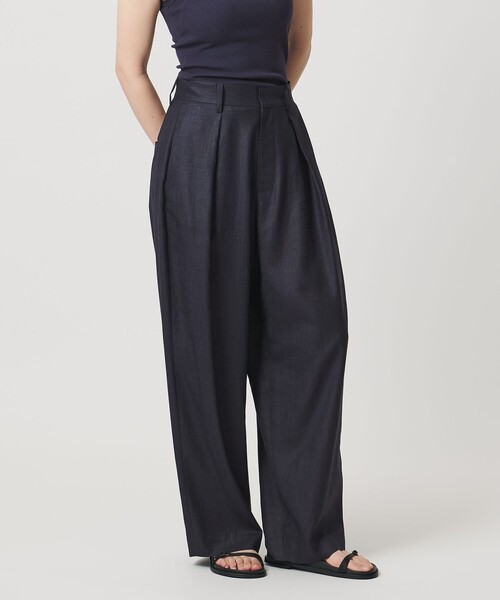パンツ 「MARW UNITED ARROWS」タック テーパード パンツ UVカット・接触冷感 レディースの画像