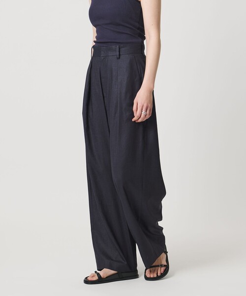 パンツ 「MARW UNITED ARROWS」タック テーパード パンツ UVカット・接触冷感 レディースの画像