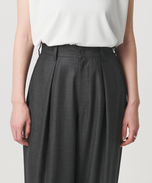パンツ 「MARW UNITED ARROWS」タック テーパード パンツ UVカット・接触冷感 レディースの画像