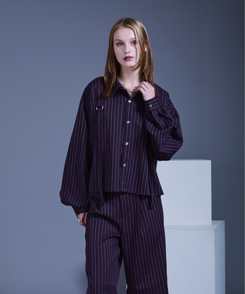 「Ellno Loset」 長袖シャツ SMALL ブラック メンズ_画像3