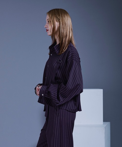 「Ellno Loset」 長袖シャツ SMALL ブラック メンズ_画像4