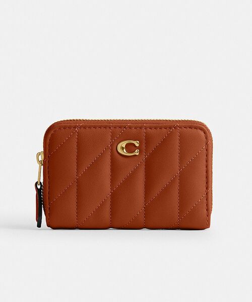 極美品【COACH】コーチ スモール ジップ アラウンド カード ケース COACH（コーチ） 財布 スモール ジップ アラウンド カード ケース