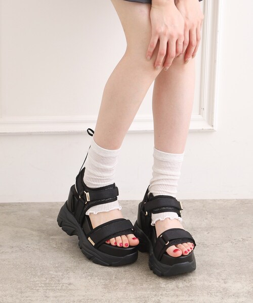 Gekkosacai multiplesole sandals厚底サンダル ESPERANZA（エスペランサ） 厚底 サンダル 夏 「SPORTS SANDAL