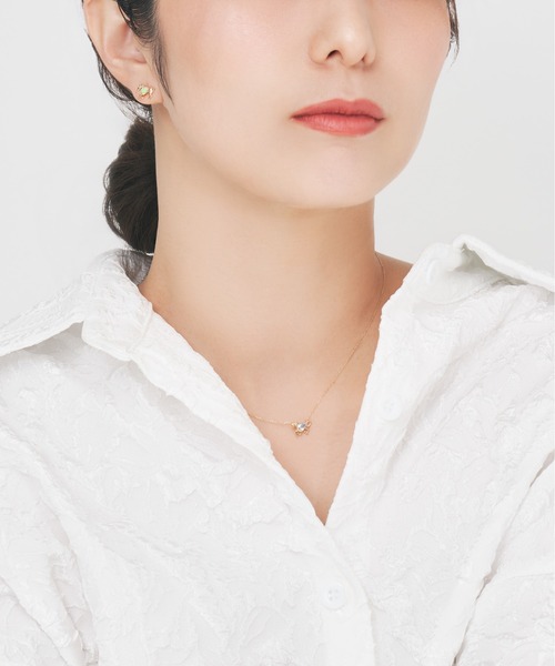 Jewel closet by L&Co. ネックレス K10 馬/ホース カラーストーン