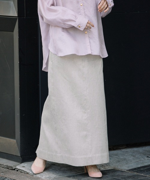 「Munich」 ロングスカート M ネイビー レディース_画像5