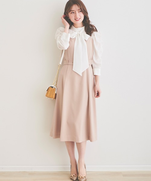 「LAISSE PASSE」 7分袖ブラウス MEDIUM アイボリー レディース_画像4