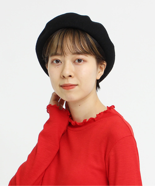 【新品未使用】Jo Gordon ベレー帽 Tammy hat 太ちょぼ WOOLベレー帽（ハンチング/ベレー帽）｜CHILD WOMAN