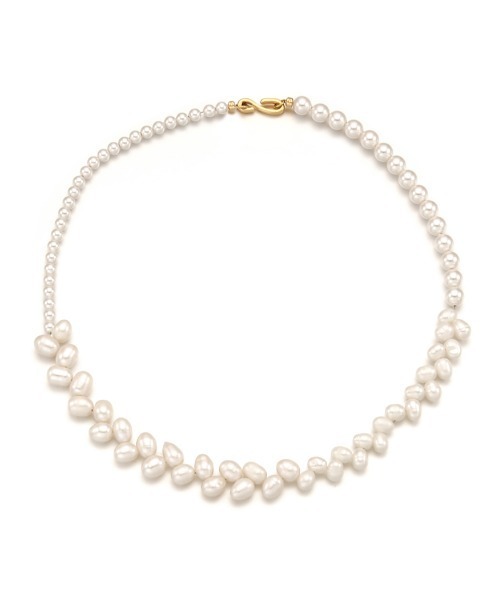 ネックレス 「VINTAGE HOLLYWOOD」DIAGONAL SPREAD PEARL