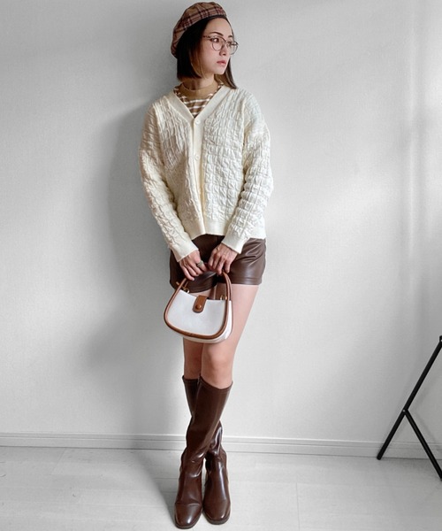 deux amour カーディガン 立体カーディガン レディース : ZOZOTOWN