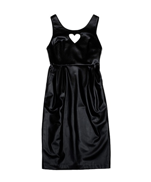 ドレス フェイクレザー タイトドレス レディース : 67998113  