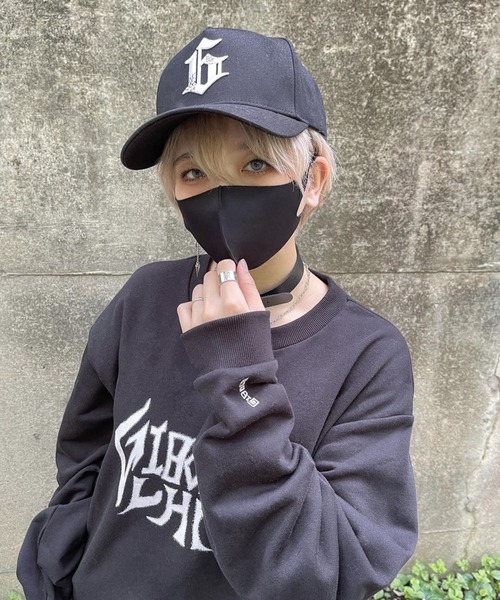 トレーナー スウェット gibous/ギボス/LHP別注Ｖネックロゴトレーナー レディース メンズ gibous トレーナー スウェット gibous/ギボス/LHP別注Vネック