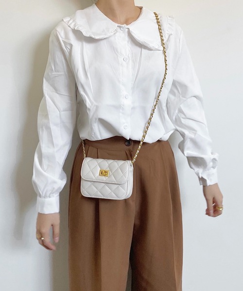shopnikoniko（ショップにこにこ） ブラウス シャツ ブラウス 襟 