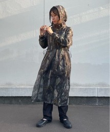 snow peak コート アウター Printed Insect Shield Mesh Long