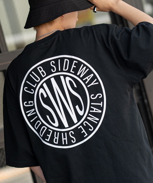 tシャツ 「SIDEWAY STANCE」オリジナル グラフィック プリント 半袖Tシャツ メンズ レディース | SIDEWAY STANCE | 22