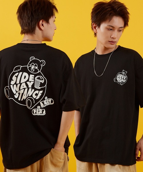 tシャツ 「SIDEWAY STANCE」オリジナル グラフィック プリント 半袖Tシャツ メンズ レディース | SIDEWAY STANCE | 08