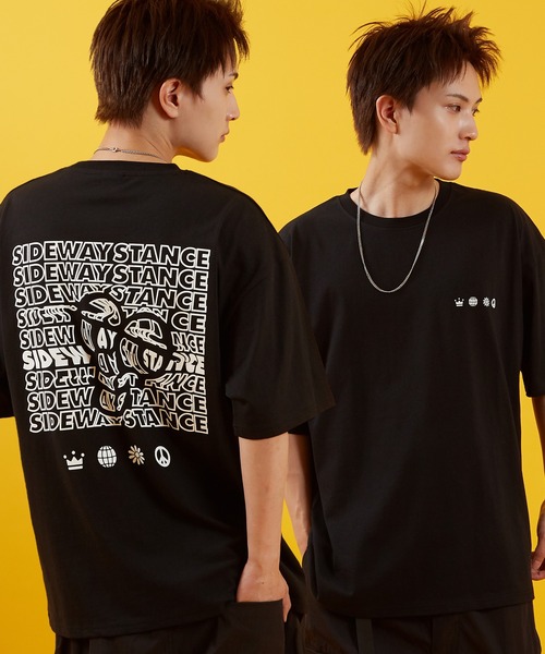 tシャツ 「SIDEWAY STANCE」オリジナル グラフィック プリント 半袖Tシャツ メンズ レディース | SIDEWAY STANCE | 10