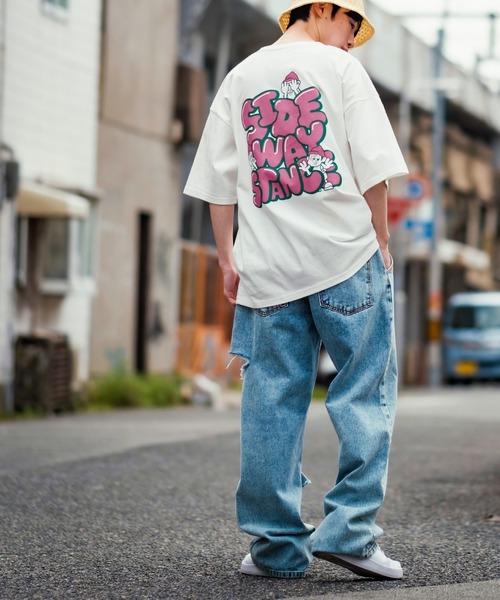 tシャツ 「SIDEWAY STANCE」オリジナル グラフィック プリント 半袖Tシャツ メンズ レディース | SIDEWAY STANCE | 46