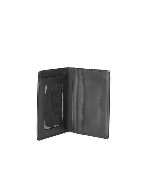POLO RALPH LAUREN カーフスキンカードケースBLACK POLO RALPH LAUREN カードケース カーフスキン フォールデッド