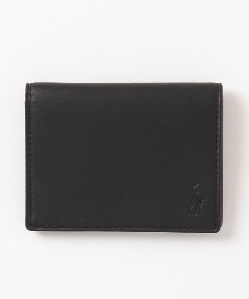 POLO RALPH LAUREN カードケース カーフスキン フォールデッド