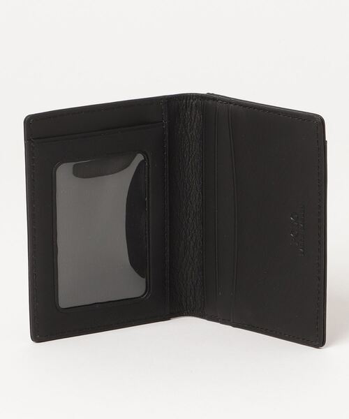 POLO RALPH LAUREN カーフスキンカードケースBLACK カーフスキン カード ケース（カードケース）｜POLO RALPH