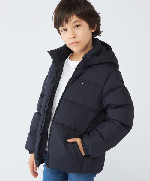 トミー ヒルフィガー ダウンジャケット キッズ ボーイズ フード付き 110 トミー ヒルフィガー ダウンジャケット キッズ ボーイズ フード