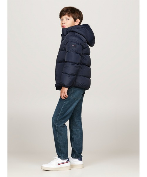 トミーヒルフィガー 160 キッズダウンコート ネイビー アウター TOMMY HILFIGER ダウン アウター BOYS エッセンシャルダウン