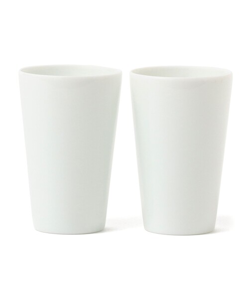 食器 BEAMS JAPAN / 別注 富士山 ロゴ カップ 2個セット | BEAMS JAPAN