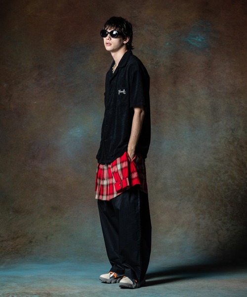 glamb シャツ Pile Bowling Shirt / パイルボウリングシャツ