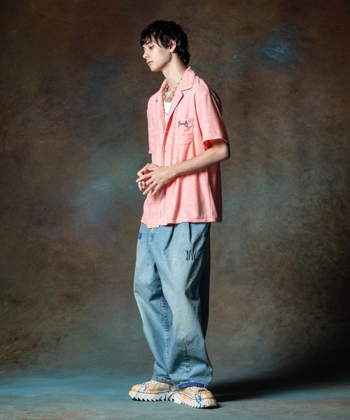 glamb シャツ Pile Bowling Shirt / パイルボウリングシャツ