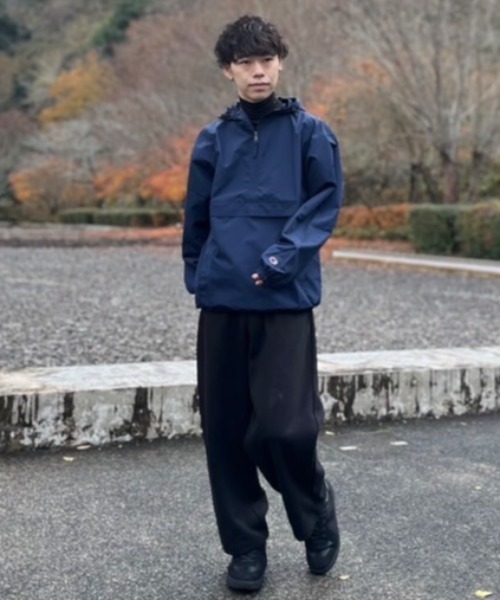 Champion フード レイン ナイロン ジャケット ジップ大 DIGAWEL c3-ss616_01.jpg