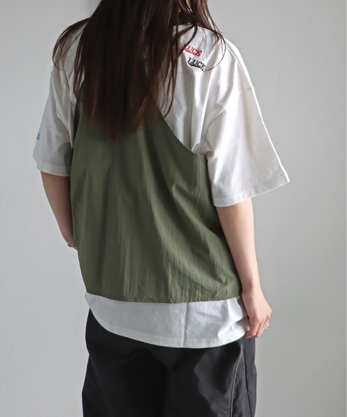 ベスト ジレ HAL×COURO ナイロンフィッシングベスト レディース