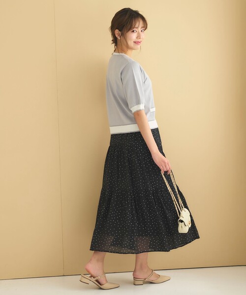 【MIYAO】ティアード巻きスカート Feroux スカート ドットティアード : ZOZOTOWN Yahoo!店 - 通販