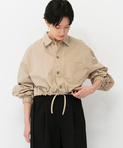 Johnbull（ジョンブル） ブラウス シャツ コットンリネンカルゼ 