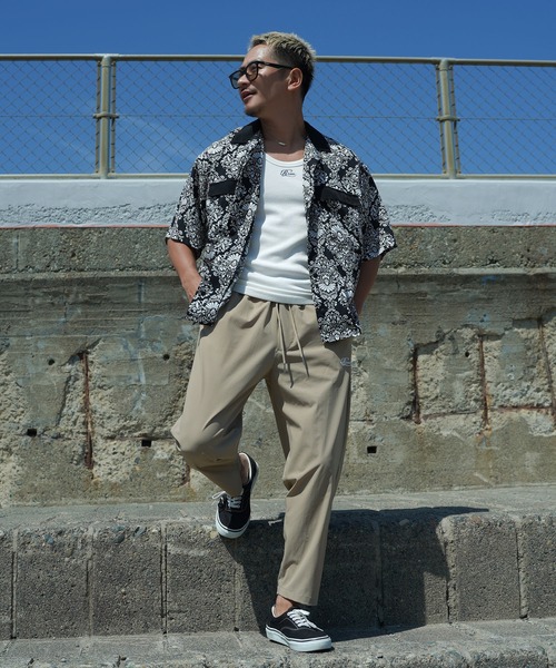 Re:room（リルーム） シャツ バロックパターンレーヨンシャツ メンズ