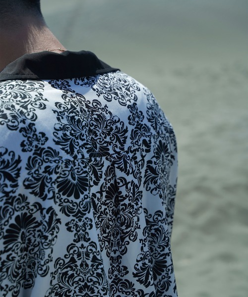 Re:room（リルーム） シャツ バロックパターンレーヨンシャツ メンズ