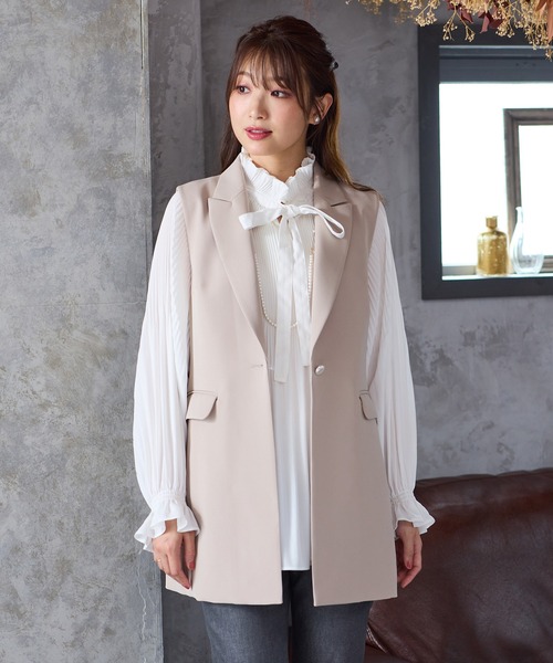 Rose Tiara（ローズティアラ） ベスト ジレ 「セットアップ対応」ジレ