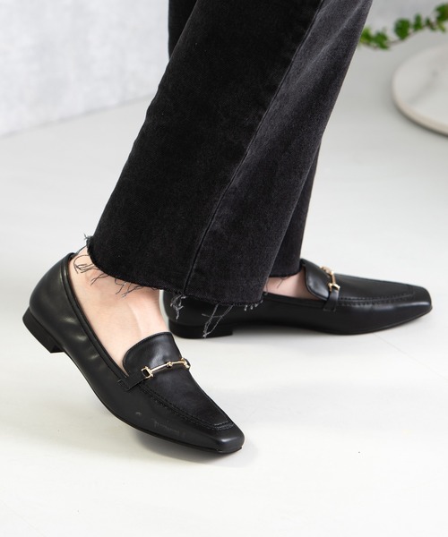 【新品未使用】FILLIN | ローファー24センチ FILLIN ブラックレザー ローファー 24センチ - メルカリ